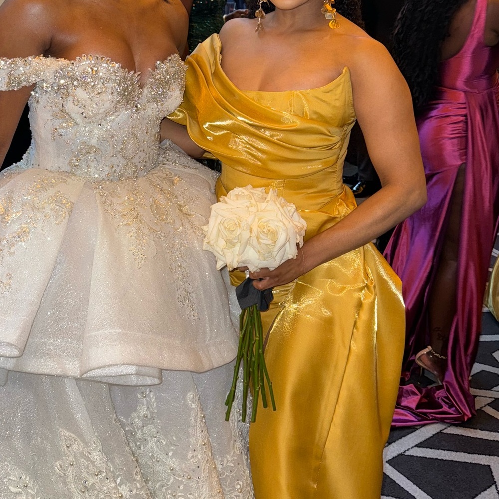 Gold Ball Gown View 2